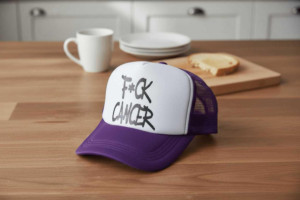 Custom Cancer Awareness Trucker Hat | Survivor Snapback Hat | Awareness Ribbon Cap | Fighter Support Gift | Customizable Cancer Hat