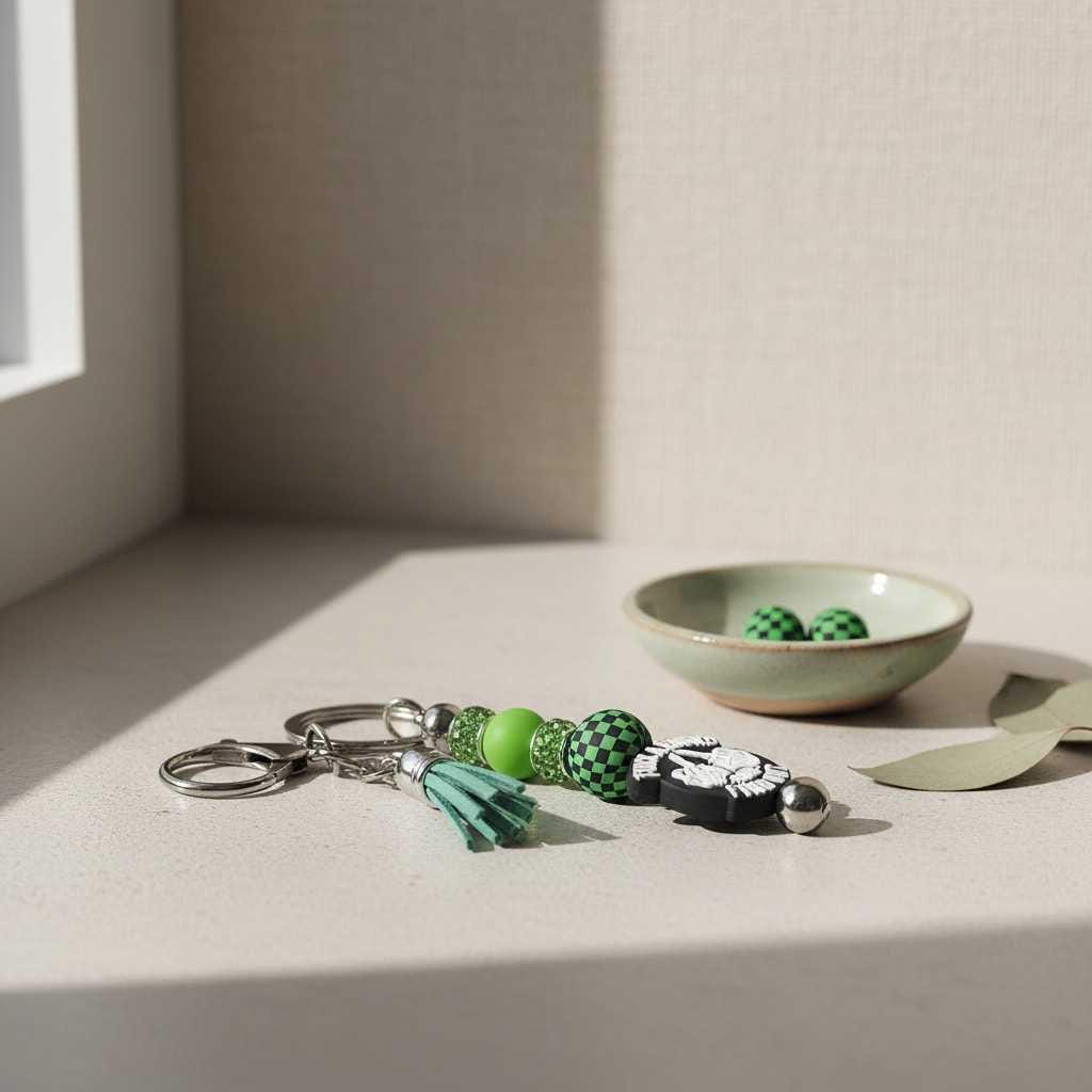 F*ck Around And Find Out Beaded Keychain