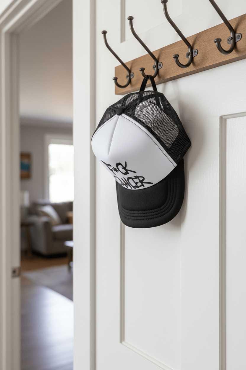 Custom Cancer Awareness Trucker Hat | Survivor Snapback Hat | Awareness Ribbon Cap | Fighter Support Gift | Customizable Cancer Hat