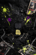Black & Yellow Sh*t Show Ticket Earrings | Funny Acrylic Statement Dangles