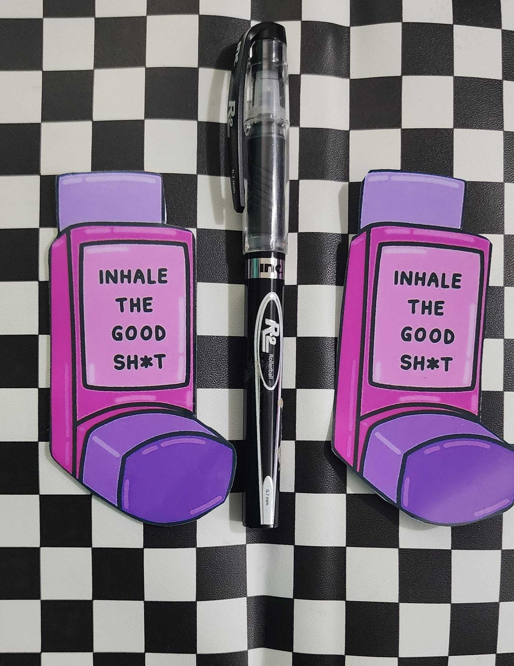 Inhale the Good Sht Exhale the Bullsht Sticker | Funny Anxiety Sticker | Mental Health Vinyl Decal | Self Care Gift | Sarcastic Affirmation