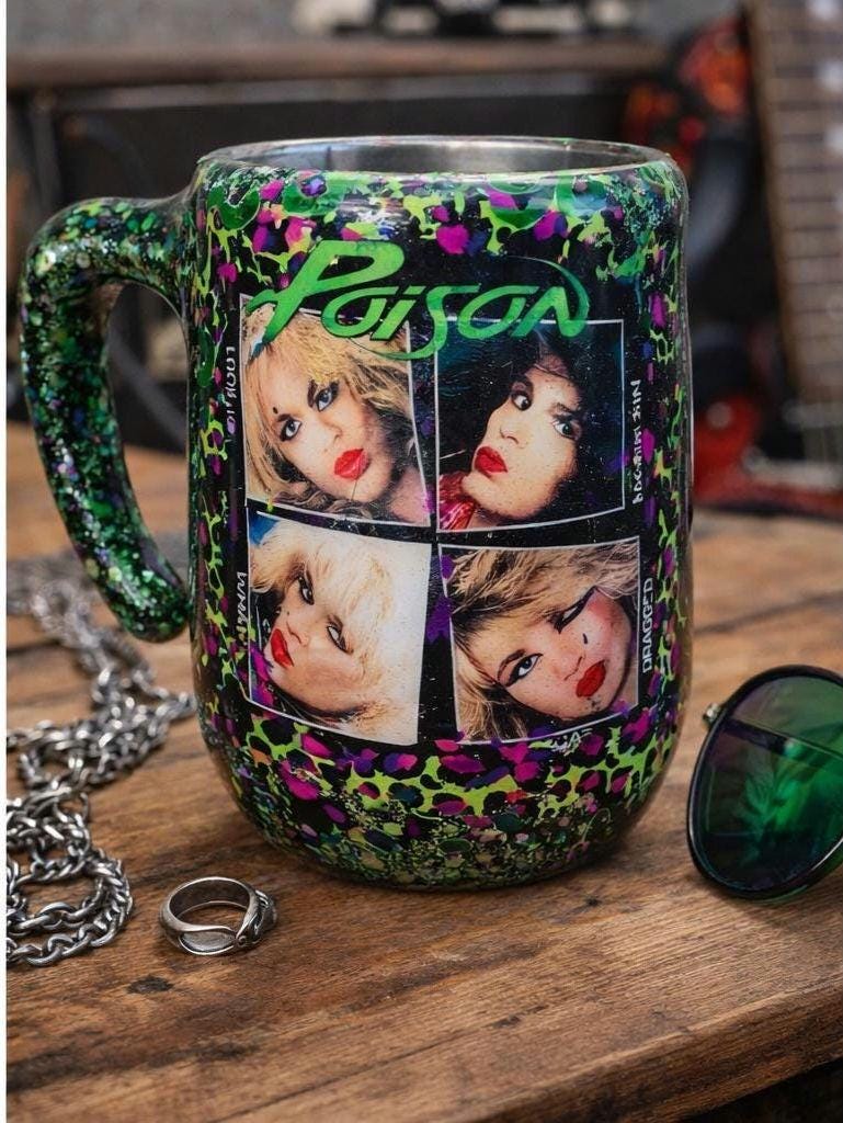 Rock Band Inspired 20oz Epoxy Tumbler | Music Lover Gift | Handmade Stainless Steel Coffee Cup | Rock & Roll Drinkware