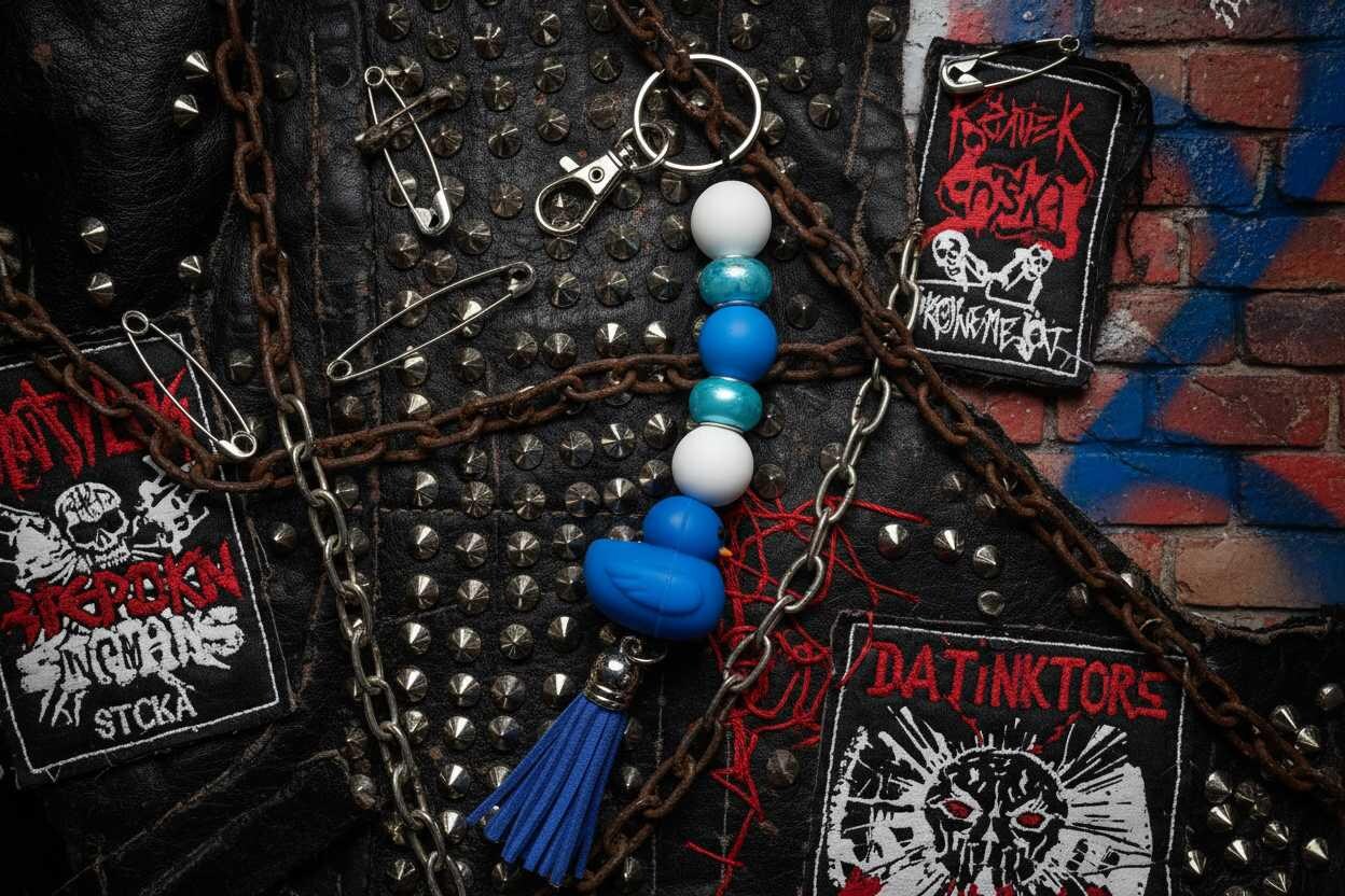 Handmade Rubber Ducky Keychain – Cute, Quirky & Full of Good Vibes
