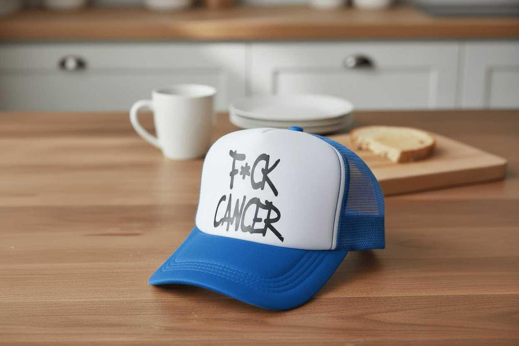 Custom Cancer Awareness Trucker Hat | Survivor Snapback Hat | Awareness Ribbon Cap | Fighter Support Gift | Customizable Cancer Hat