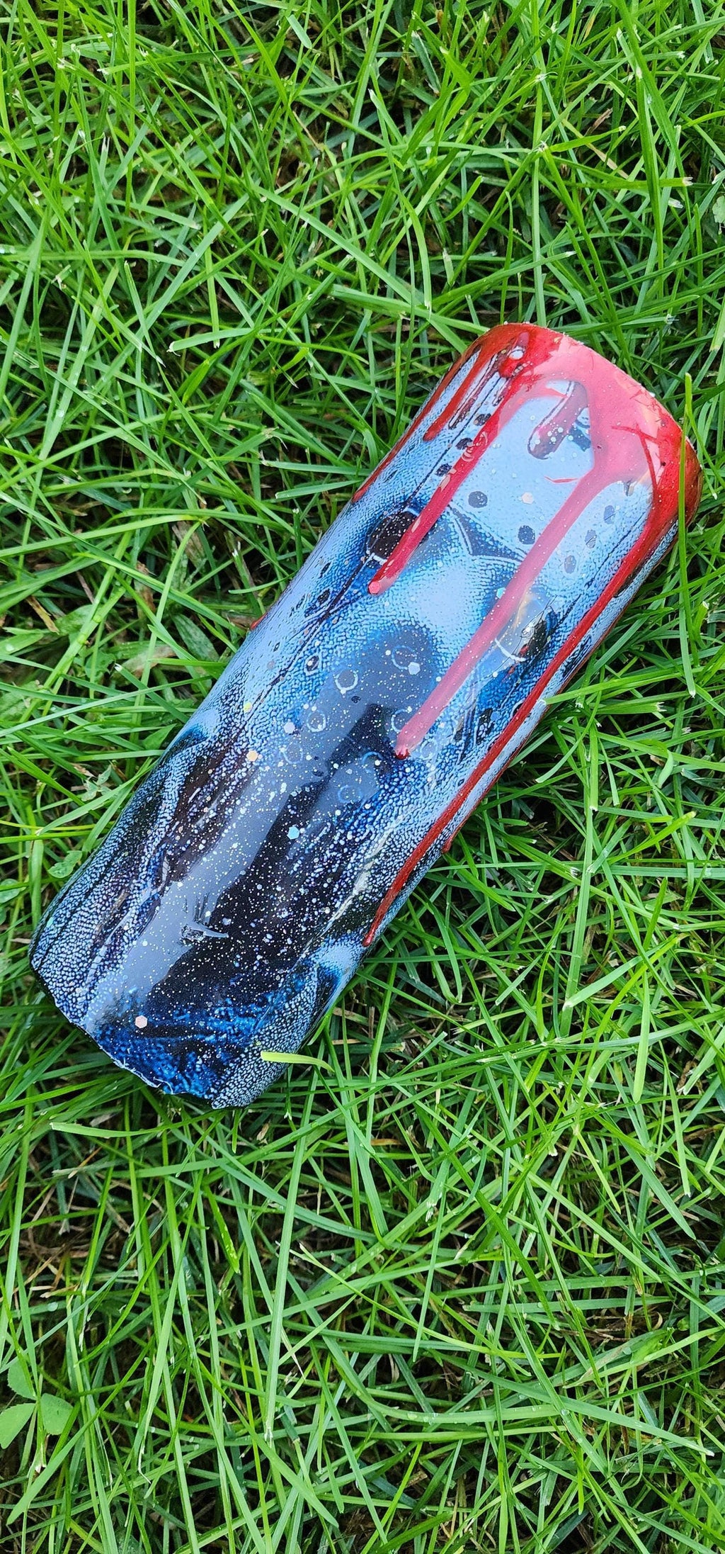 Bloody Jason Epoxy Drip Tumbler – Horror Movie Slasher Cup | Friday the 13th Inspired Drinkware