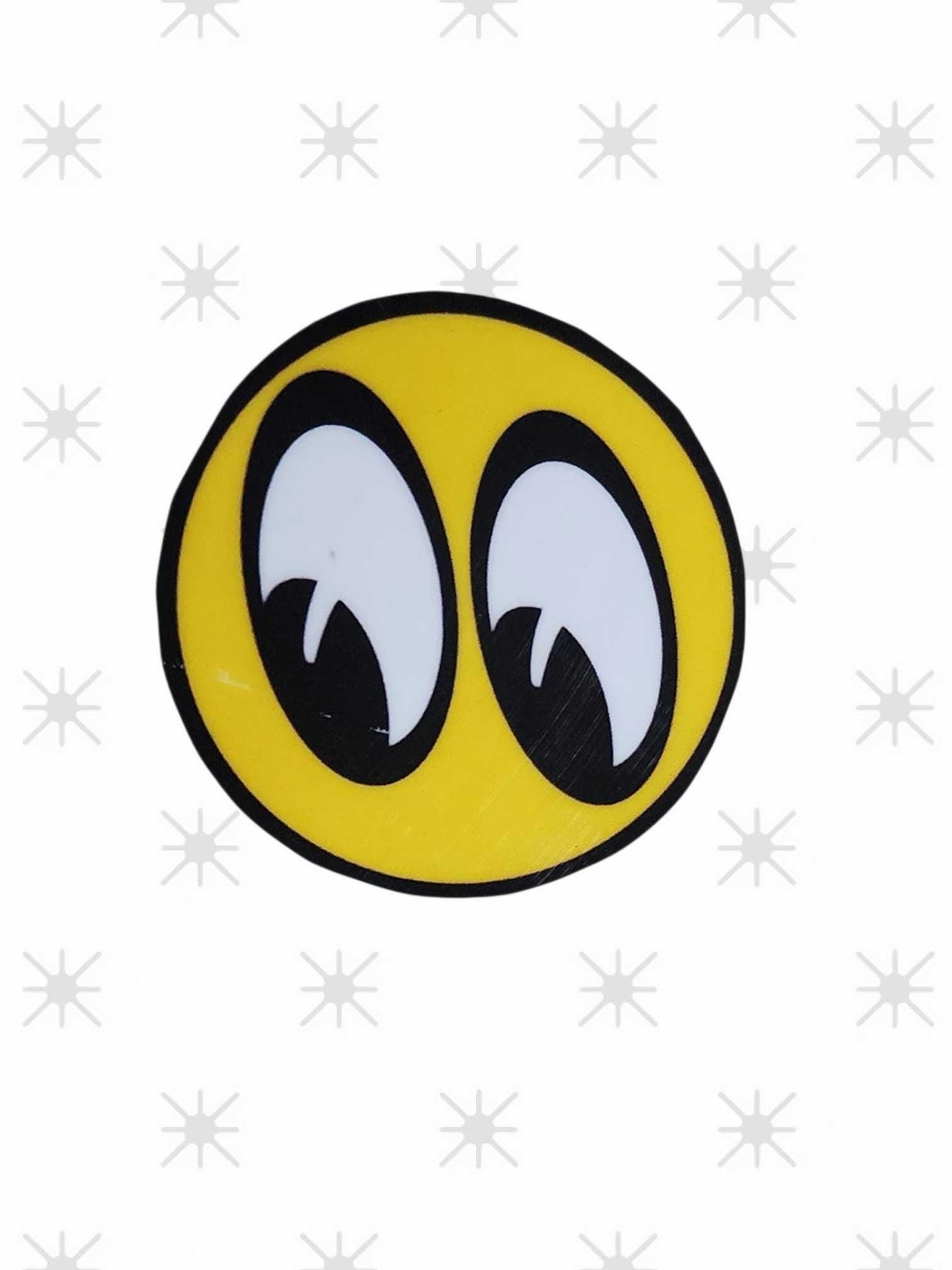 Yellow and Black HotRod Sticker: 2x2 Waterproof Vinyl Decal