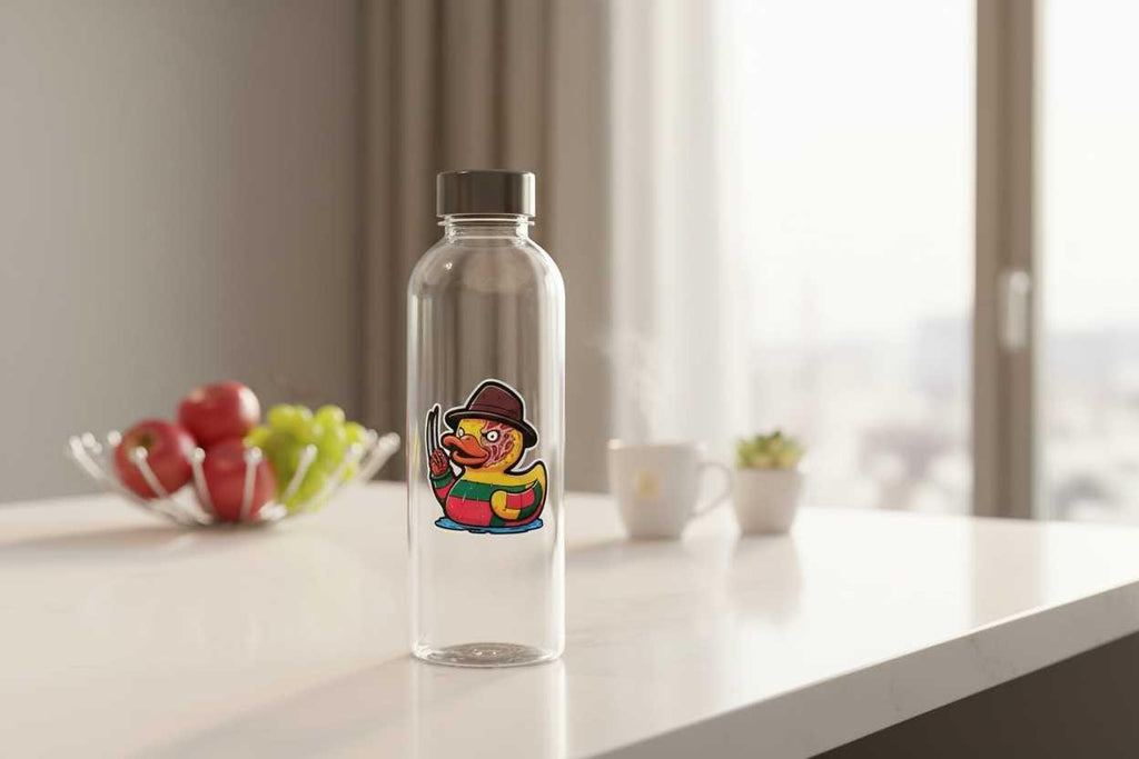 Horror Rubber Ducky Vinyl Sticker | Waterproof Creepy Cute Halloween Decal
