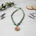 handmade hemp necklace 