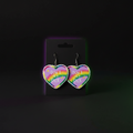🌈 Don't Be a Jerk Rainbow Dangle Earrings | Funny Sassy Statement Earrings | Colorful Handmade Jewelry