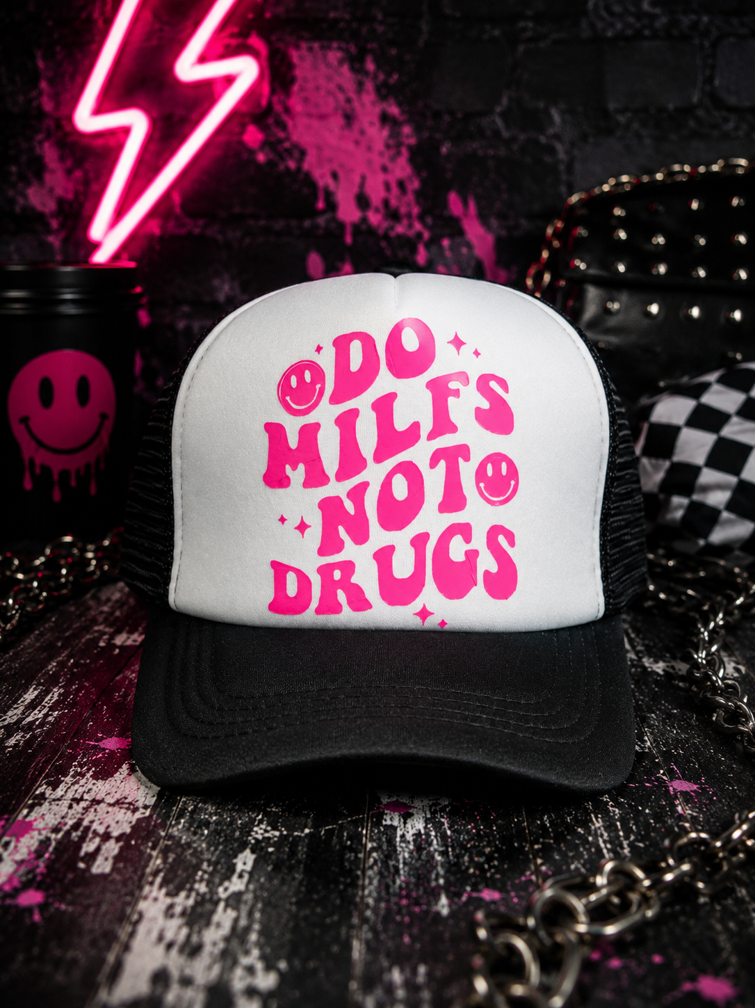 My Mistake, Your Gain! Funny Snapback Trucker Hats | Bachelorette & Bachelor Party Hats | Minor Imperfections Sale