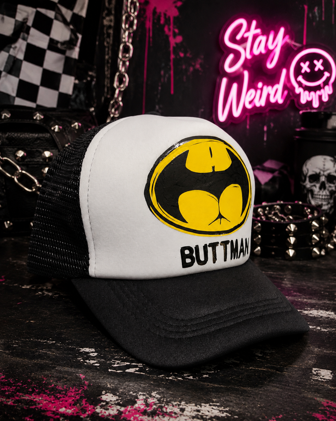 My Mistake, Your Gain! Funny Snapback Trucker Hats | Bachelorette & Bachelor Party Hats | Minor Imperfections Sale