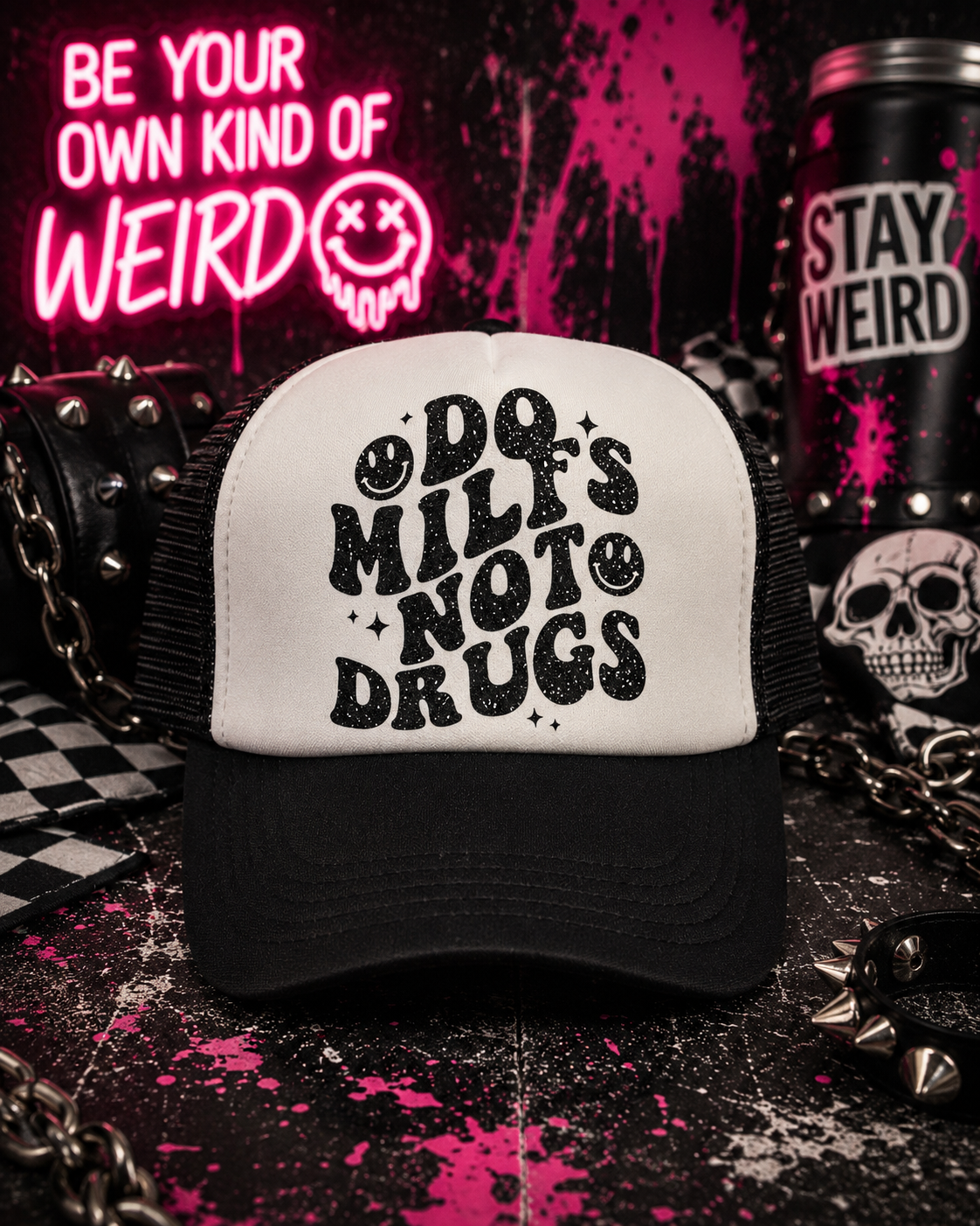 My Mistake, Your Gain! Funny Snapback Trucker Hats | Bachelorette & Bachelor Party Hats | Minor Imperfections Sale