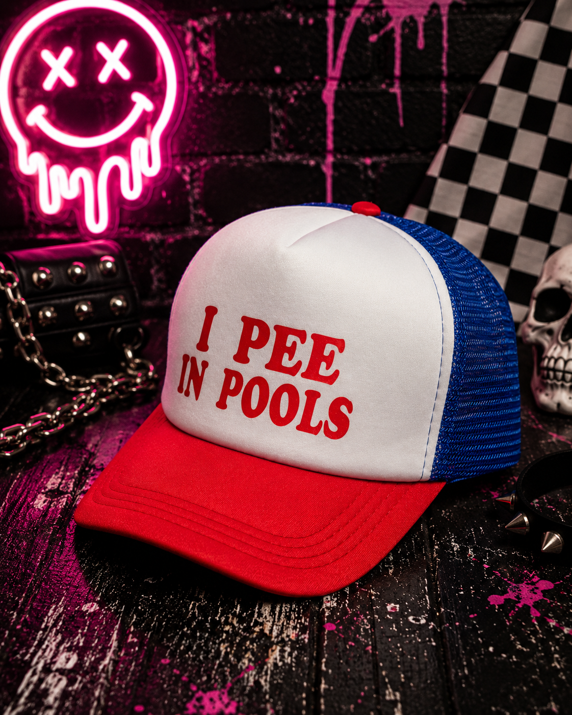 My Mistake, Your Gain! Funny Snapback Trucker Hats | Bachelorette & Bachelor Party Hats | Minor Imperfections Sale