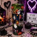 Halloween Glitter Epoxy Tumbler 20oz | Handmade Spooky Cup