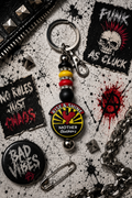 Rise and Shine Mother Cluckers Keychain | Funny Chicken Lover Gift | Handmade Farmhouse Keychain
