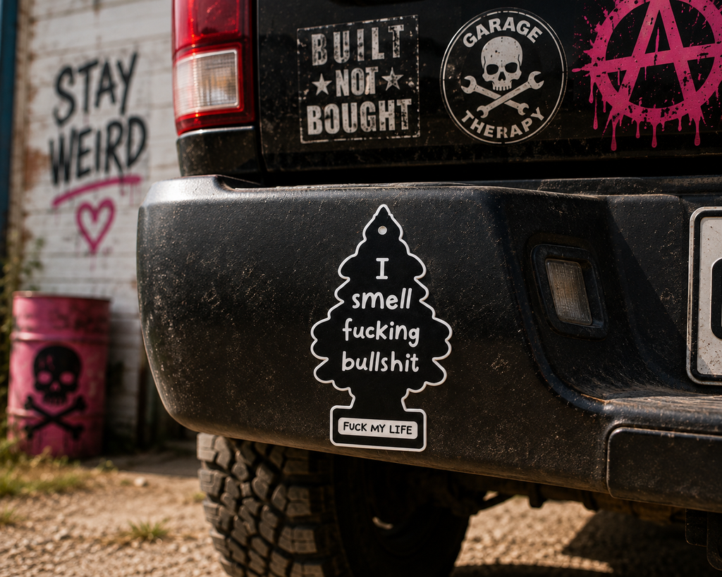 Sassy Vinyl Sticker | Waterproof  Air Freshener Decal for Car Laptop Water Bottle Notebook