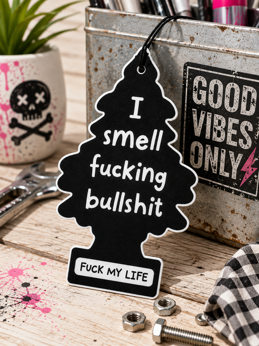 Sassy Vinyl Sticker | Waterproof  Air Freshener Decal for Car Laptop Water Bottle Notebook