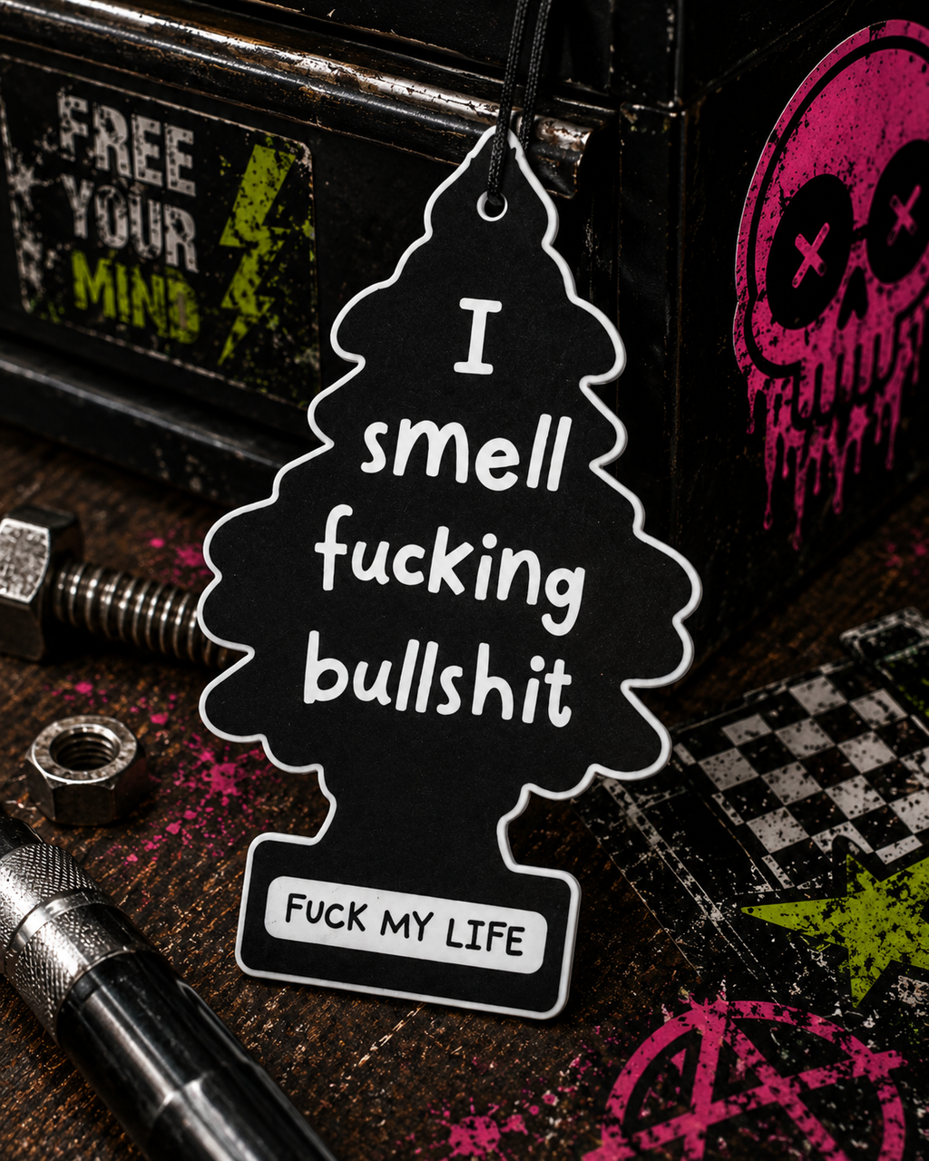 Sassy Vinyl Sticker | Waterproof  Air Freshener Decal for Car Laptop Water Bottle Notebook