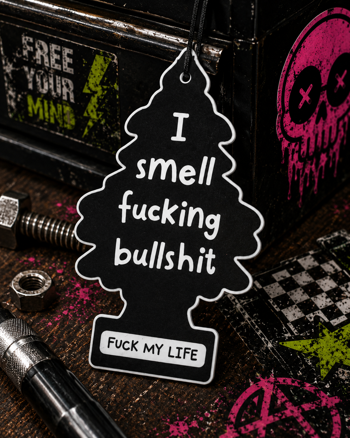 Sassy Vinyl Sticker | Waterproof  Air Freshener Decal for Car Laptop Water Bottle Notebook