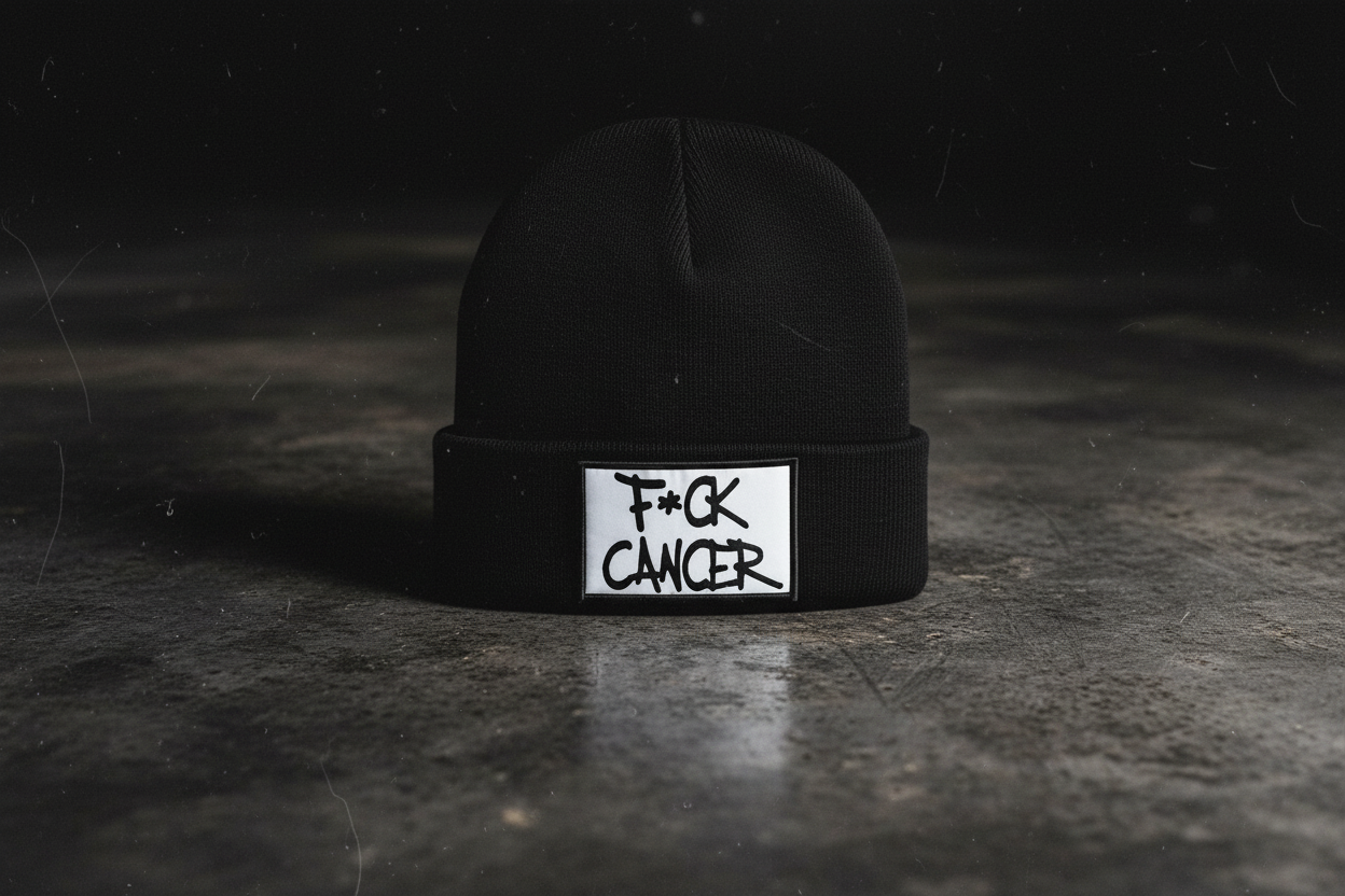 F*ck Cancer Knit Beanie, Cancer Awareness Survivor Support Hat